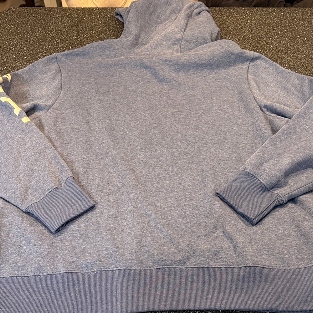 Ariat Heather Blue Hoodie with Logo - size XLT - Picture 5 of 6